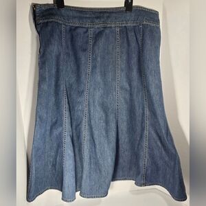 Liz Claiborne Demin Skirt
